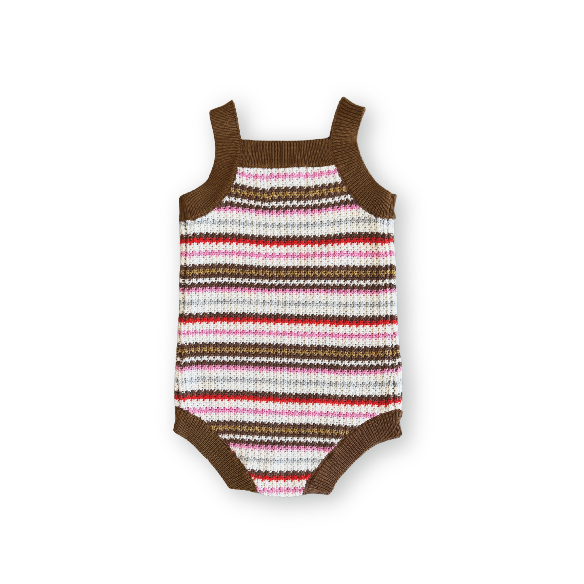Grown Organic Sunshine Stripe Knit Romper