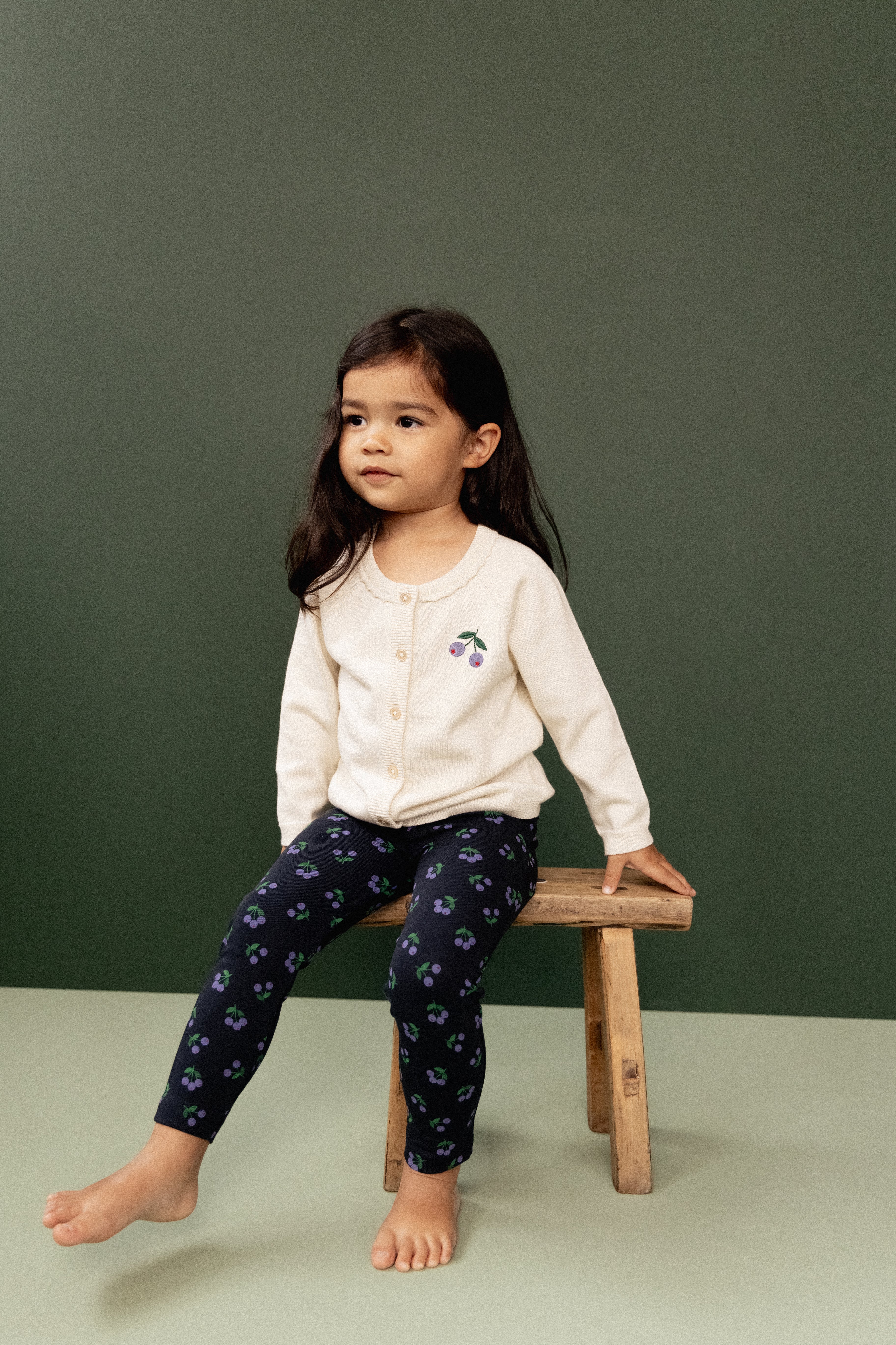 Nature Baby Piper Cardigan- Winter Berry