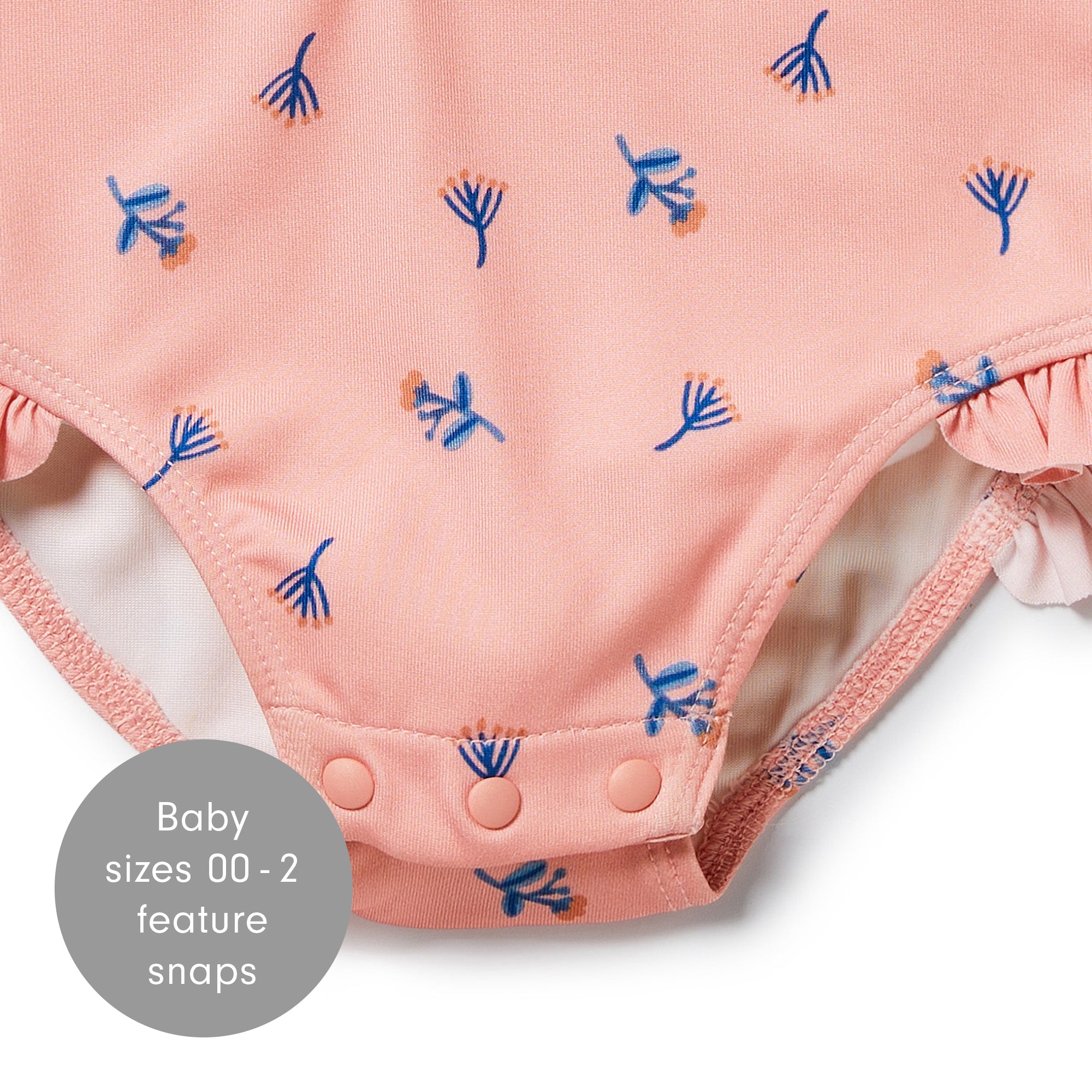 Wilson & Frenchy Little Flower Long Sleeve Swimsuit