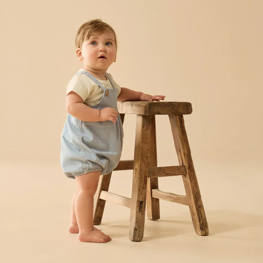 Wilson & Frenchy Organic Denim Bodysuit