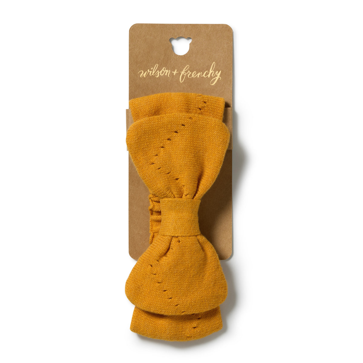 Wilson & Frenchy Marmalade Organic Knitted Pointelle Headband