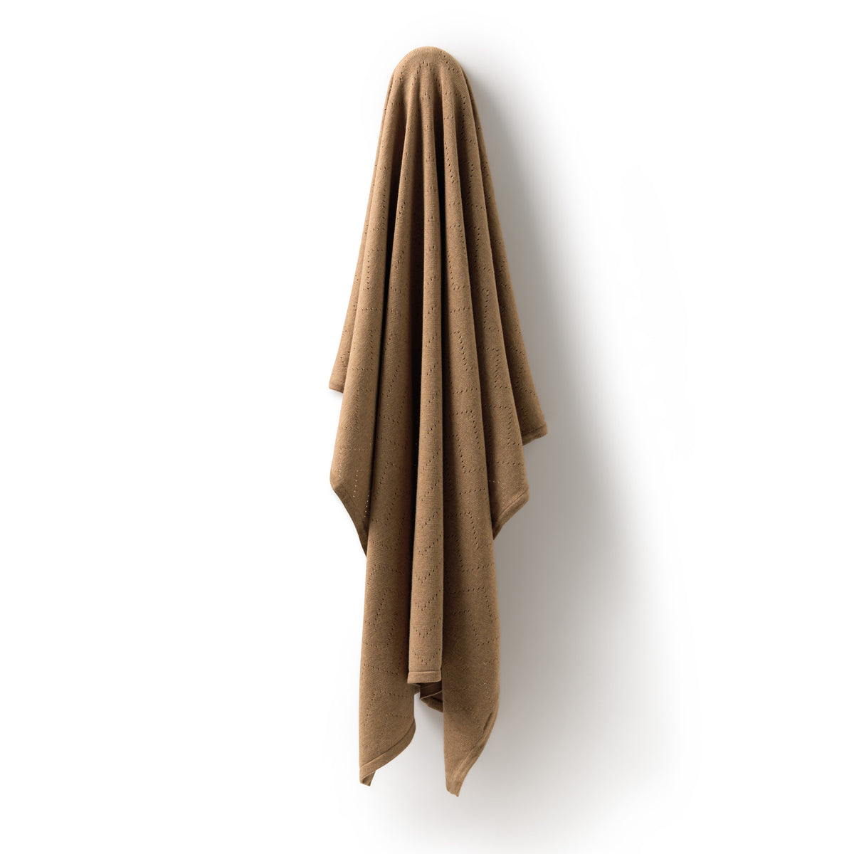 Wilson & Frenchy Ginger Snap Organic Knitted Pointelle Blanket