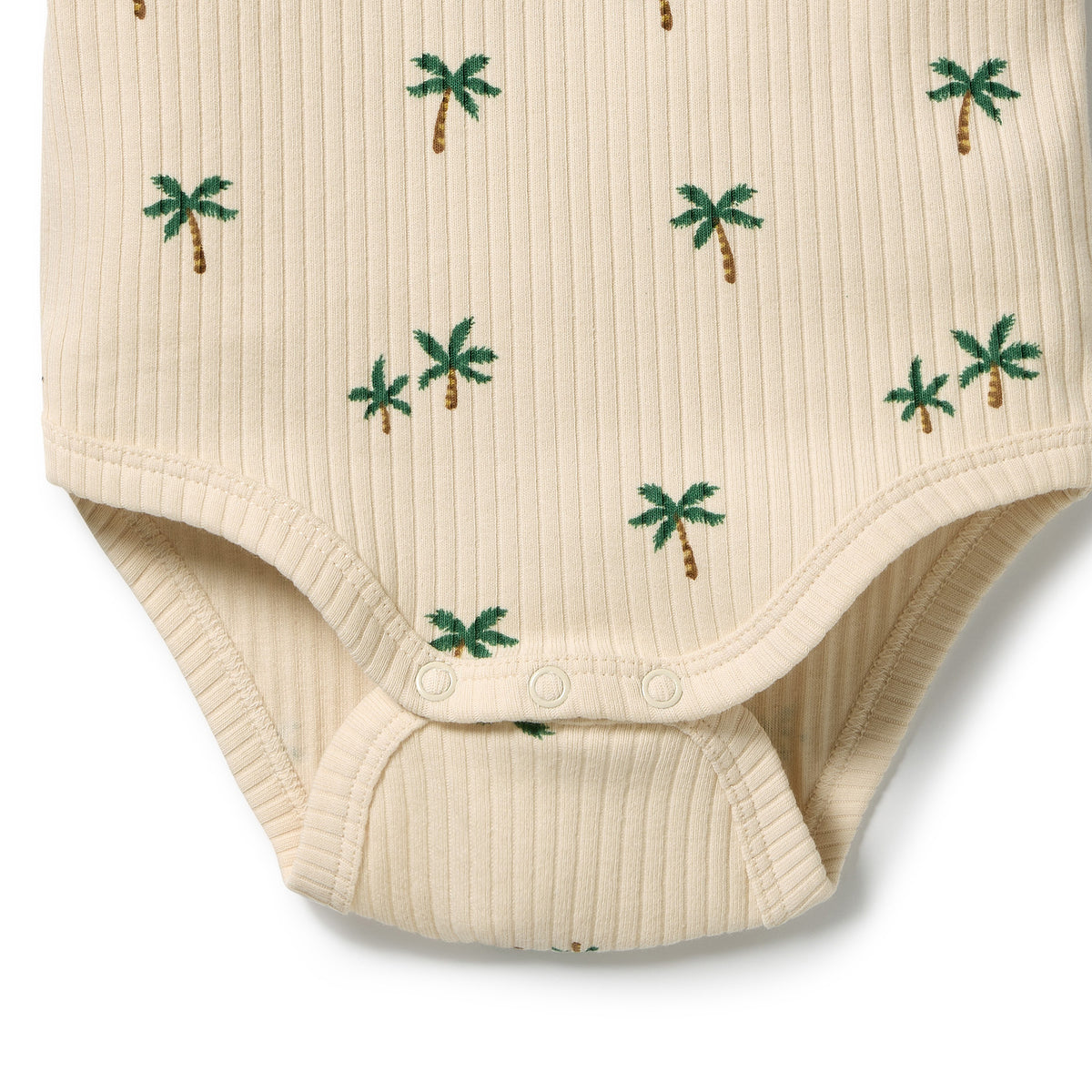 Wilson & Frenchy Tiny Palm Organic Bodysuit
