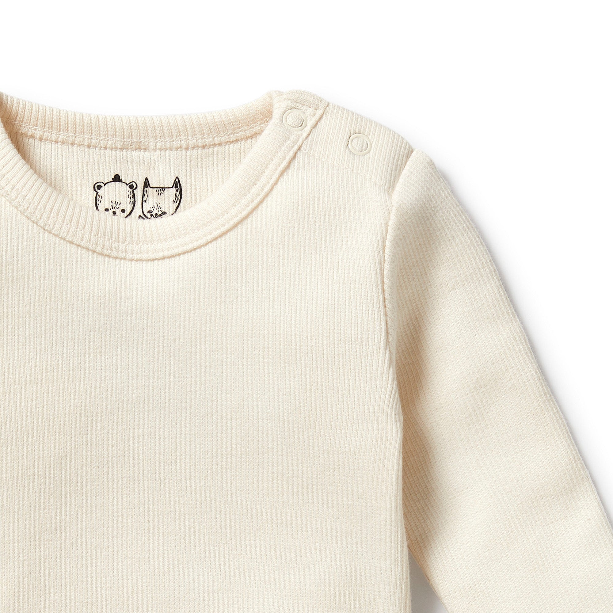 Wilson & Frenchy Ecru Organic Bodysuit