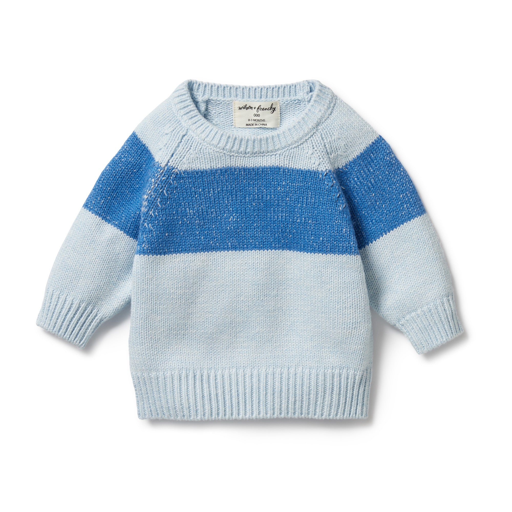 Wilson & Frenchy Bluebell Knitted Stripe Jumper