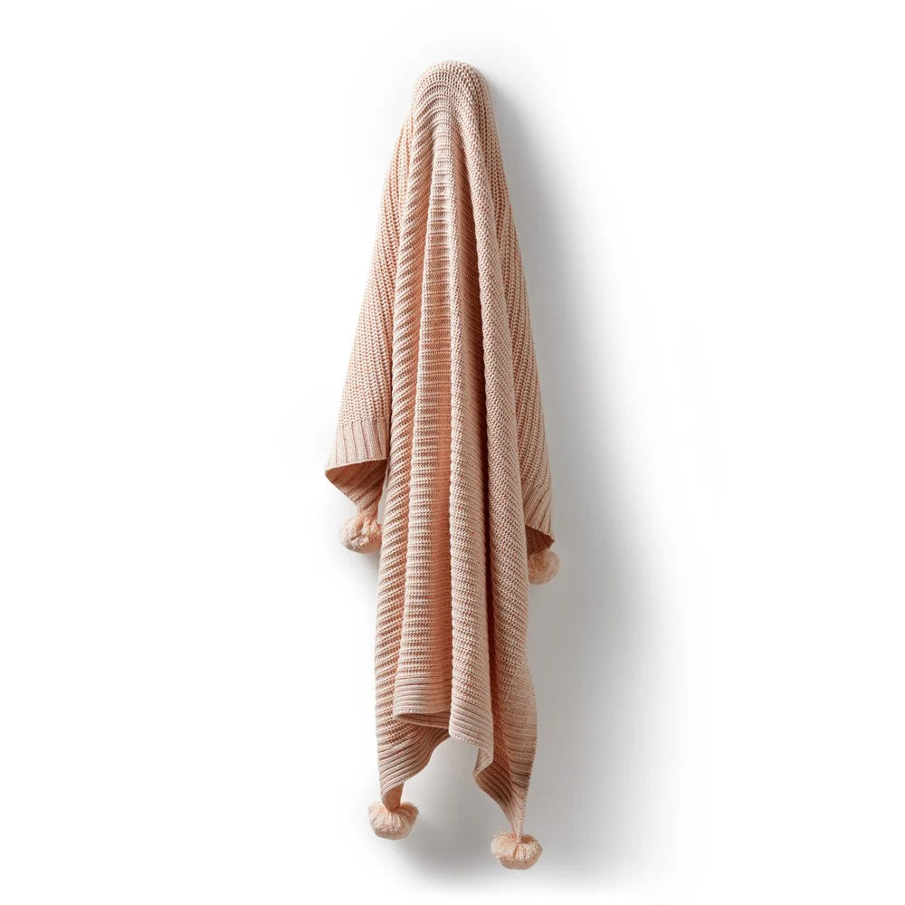 Wilson & Frenchy Fairy Floss Organic Knitted Blanket