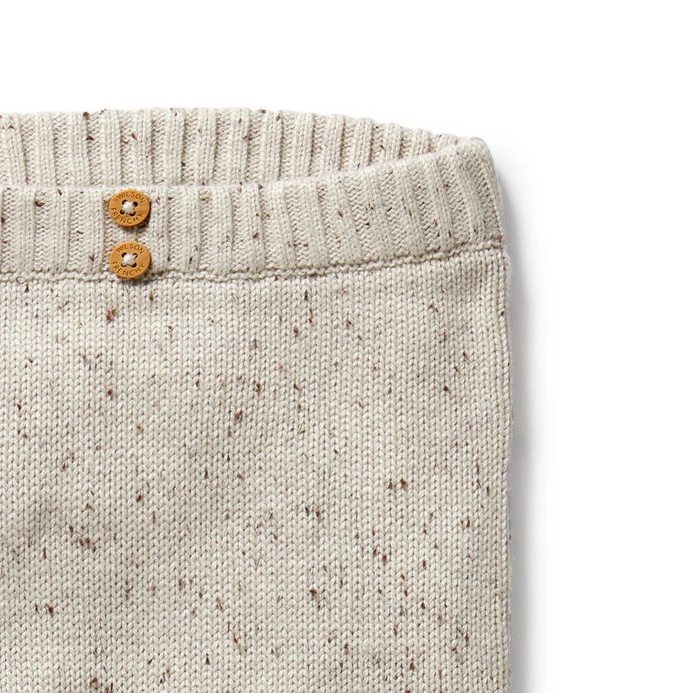 Wilson & Frenchy Cookie and Cream Organic Knitted Legging