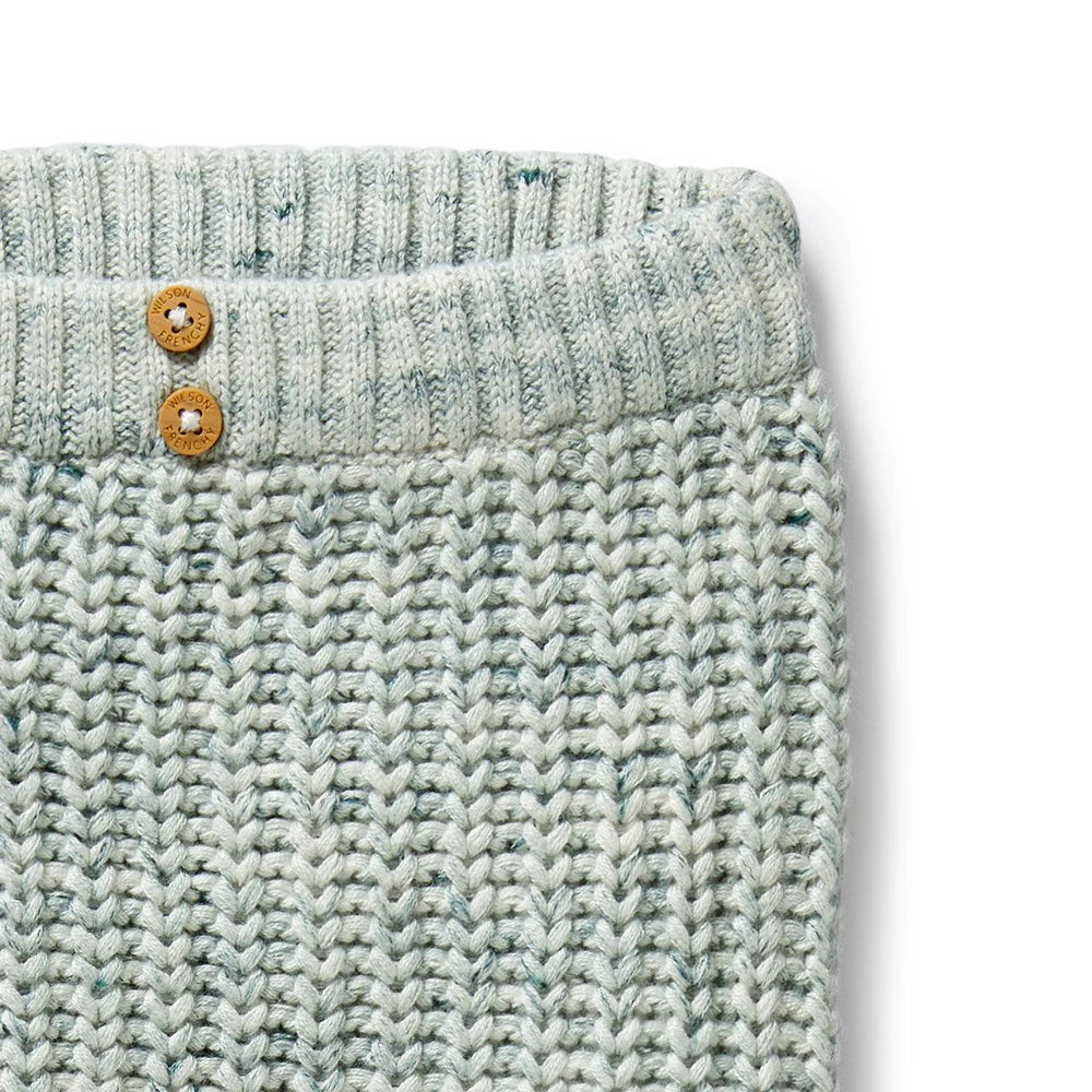 Wilson & Frenchy Moss Speckle Organic Knitted Legging