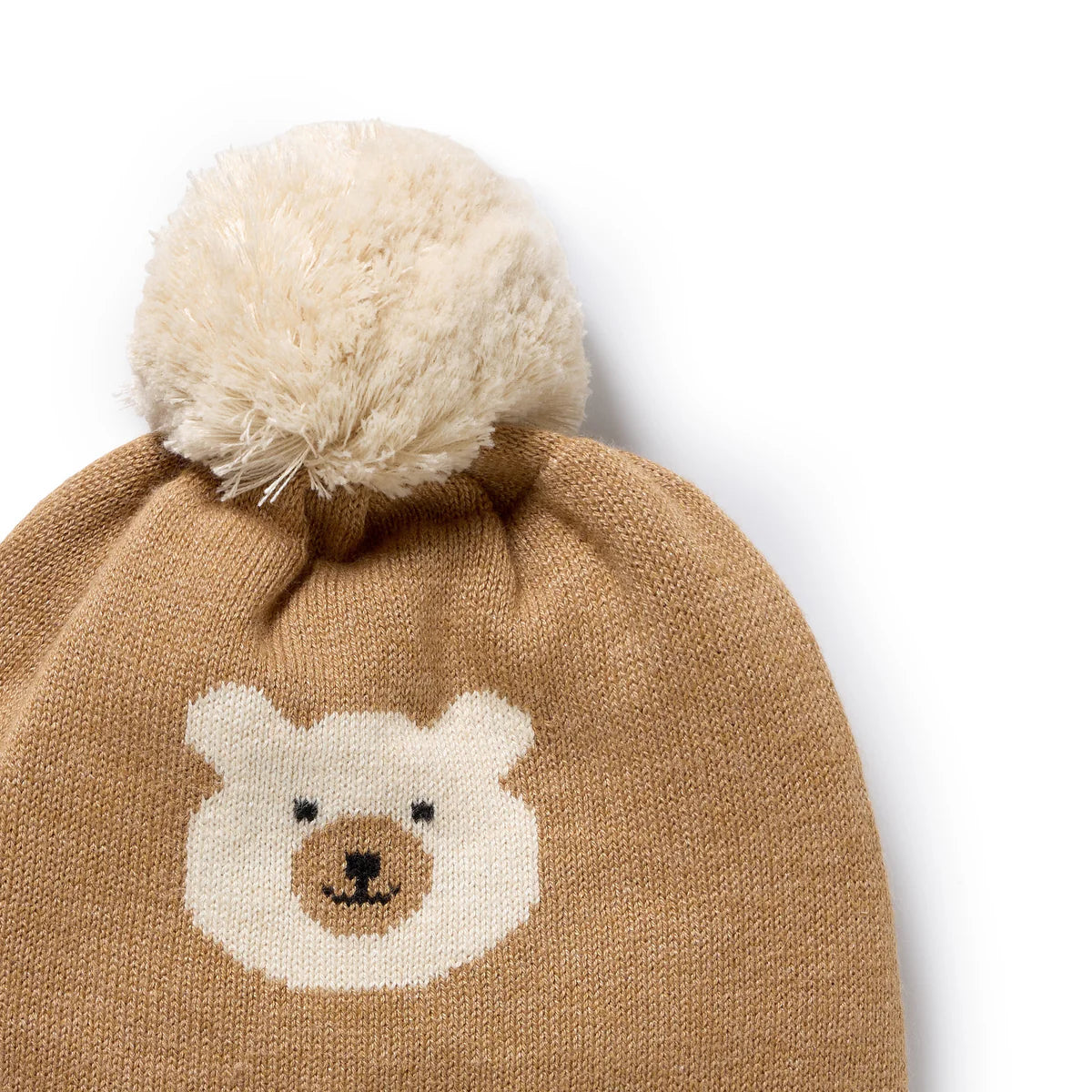 Wilson & Frenchy Beary Cute Organic Knitted Jacquard Hat