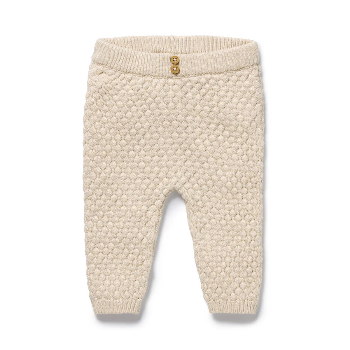 Wilson & Frenchy Cream Organic Knitted Bauble Legging