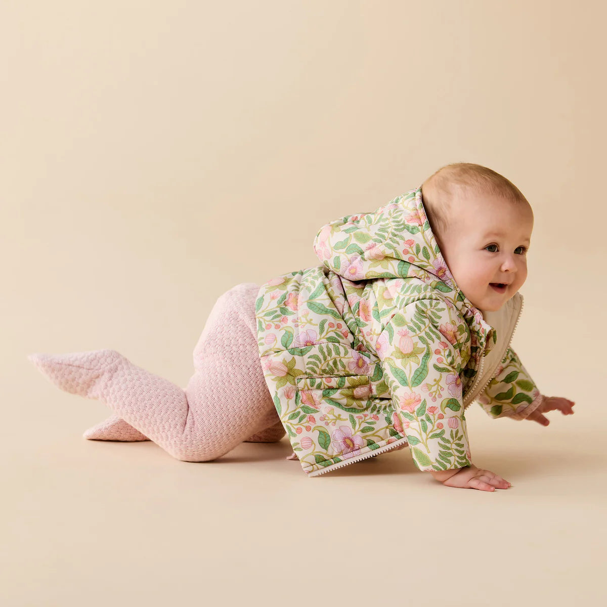 Wilson & Frenchy Marshmellow Organic Knitted Bauble Legging with Feet