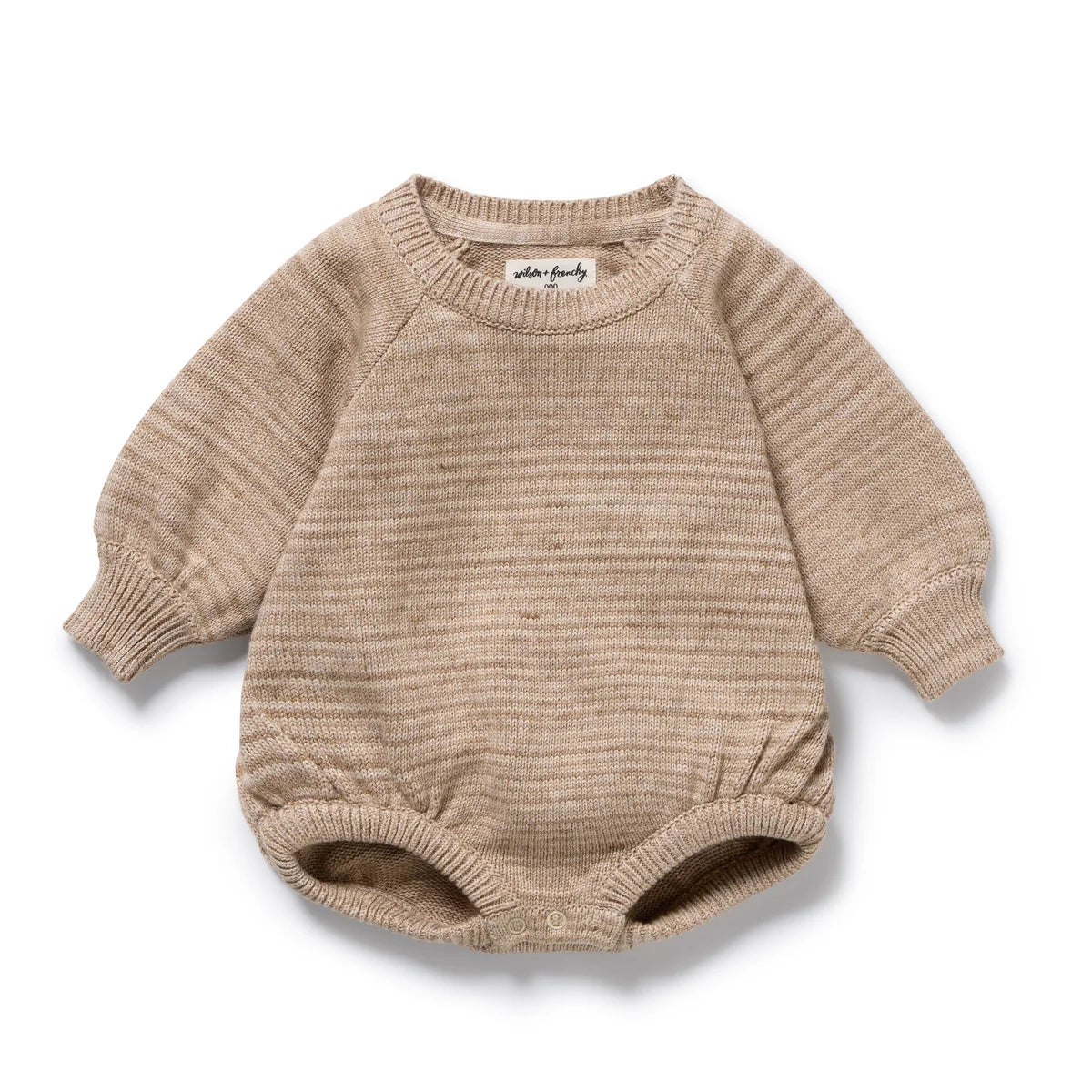 Wilson & Frenchy Sandstone Organic Knitted Bodysuit