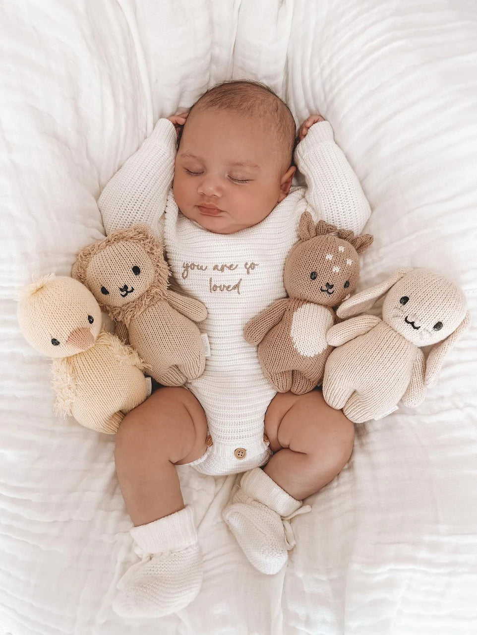 Petite + Co You are So Loved -Classic Ribbed Romper