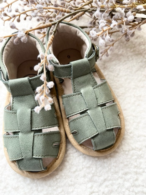 Little MaZoes Zoe Sandal - Olive,
