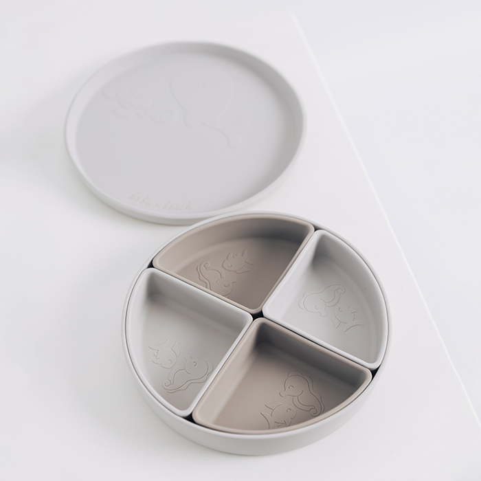 Baby by Beach Multi-Use Divider Tableware Set - Warm Sand