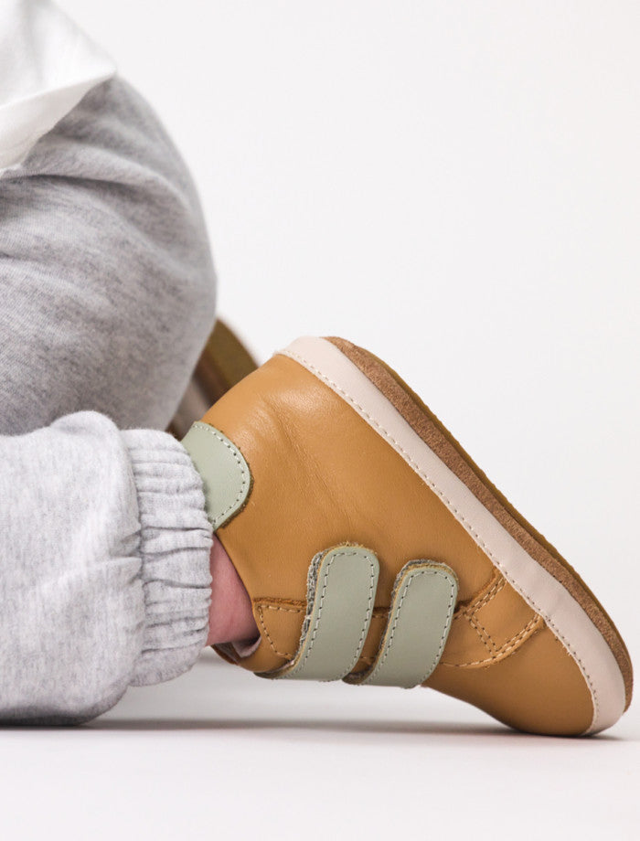 Pretty Brave Baby Hi-Top Tan/Sage