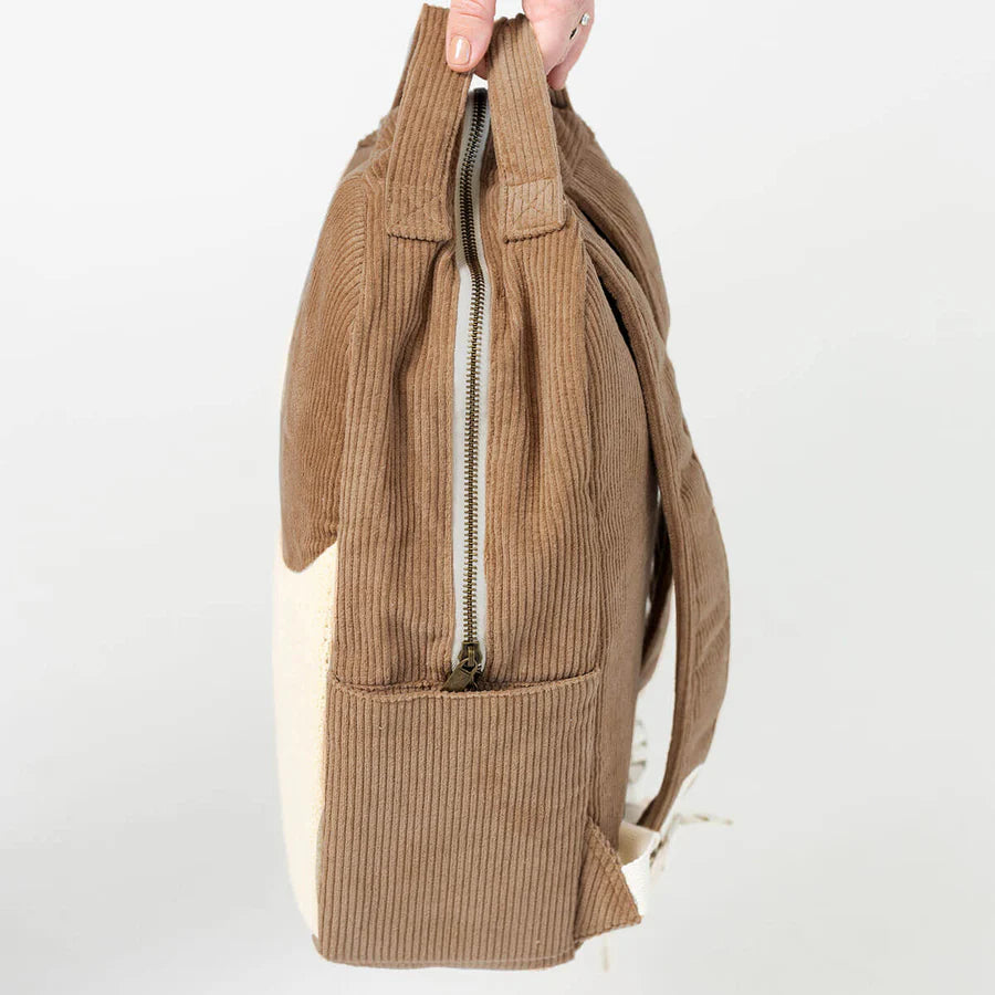 Bam Loves Boo Yin Yang Organic Backpack Mini - Chocolate