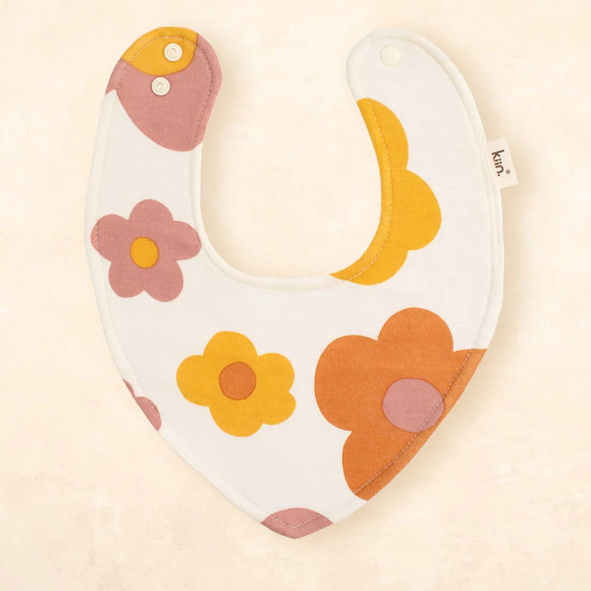 Kiin Dribble Bib - Bloom