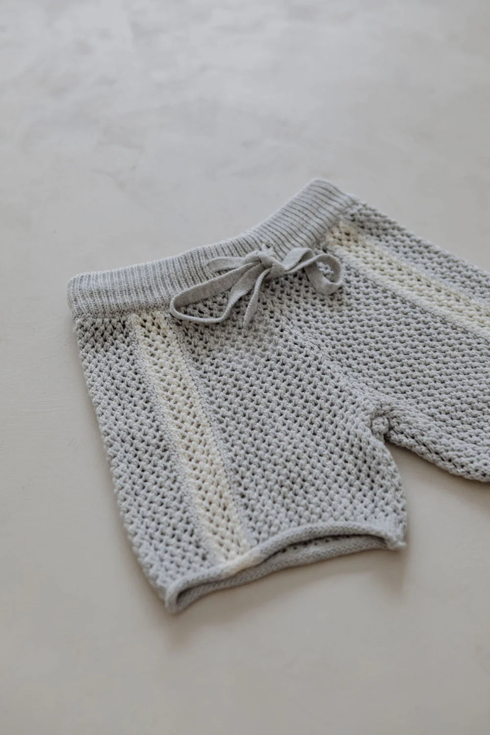Belle & Sun Crochet Shorts - Cloud