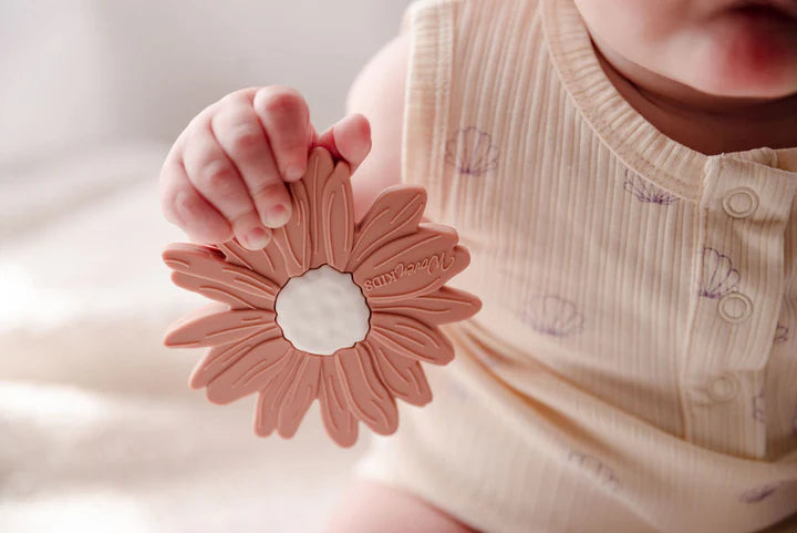 Woven Kids- Blush Daisy Teether