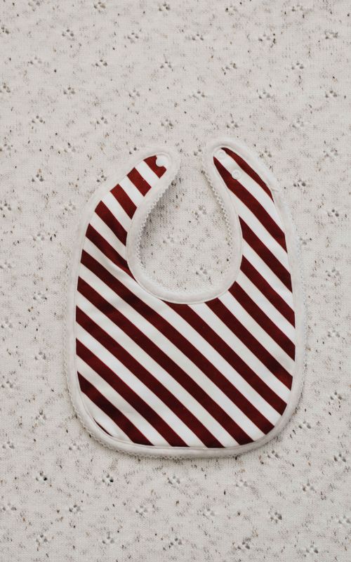 Bencer & Hazelnut Candy Cane Bib