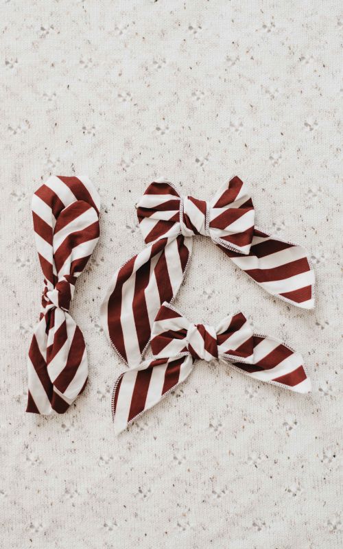 Bencer & Hazelnut Candy Cane Bows