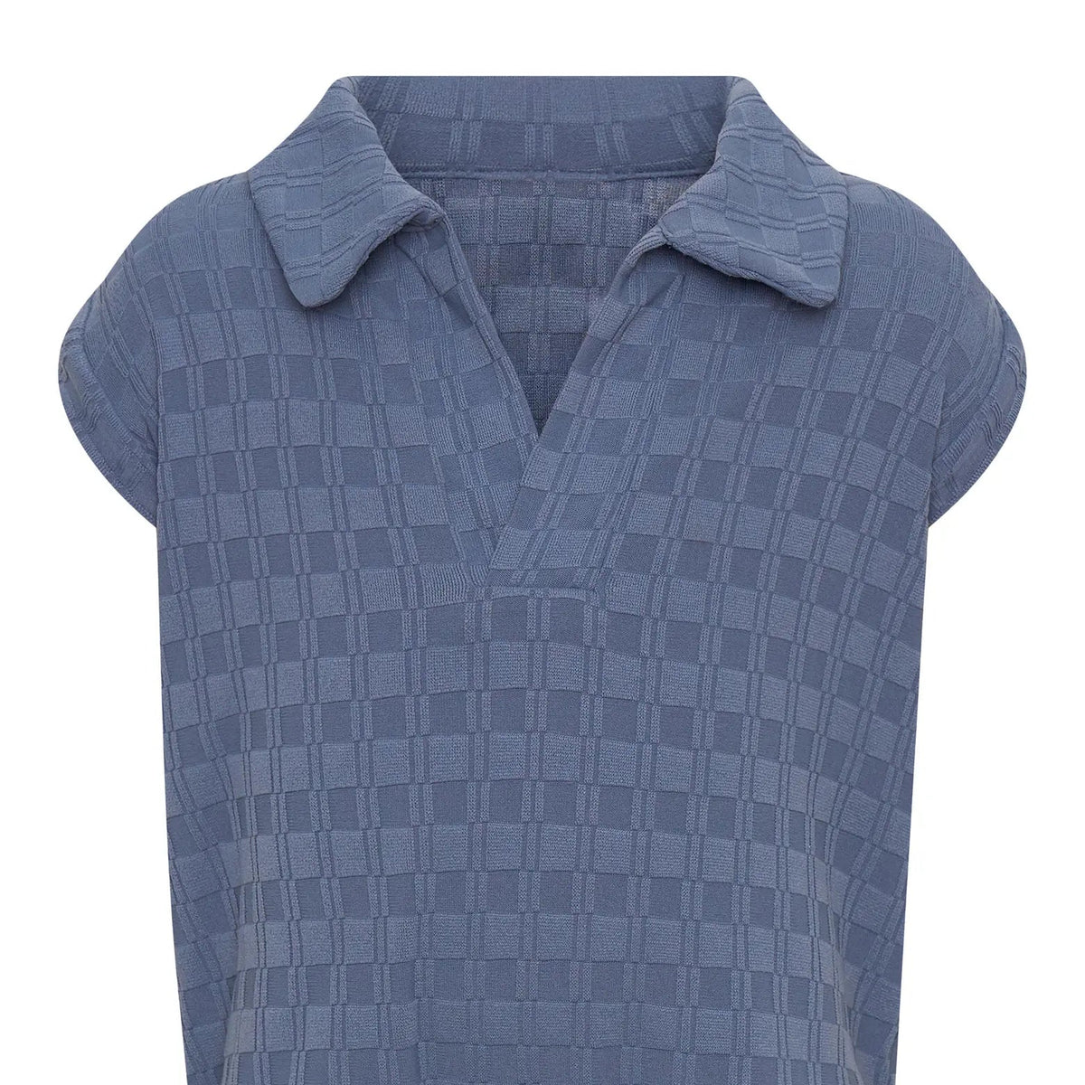 Tiny Tribe Textured Snapsuit - Blue
