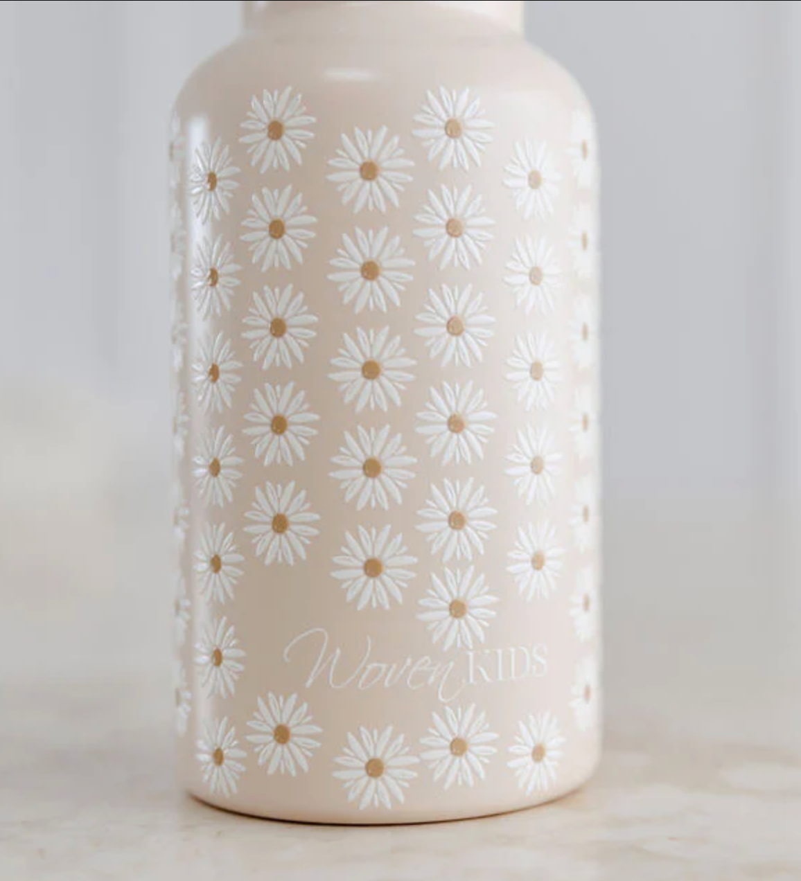 Woven Kids Drink Bottle - Daisy