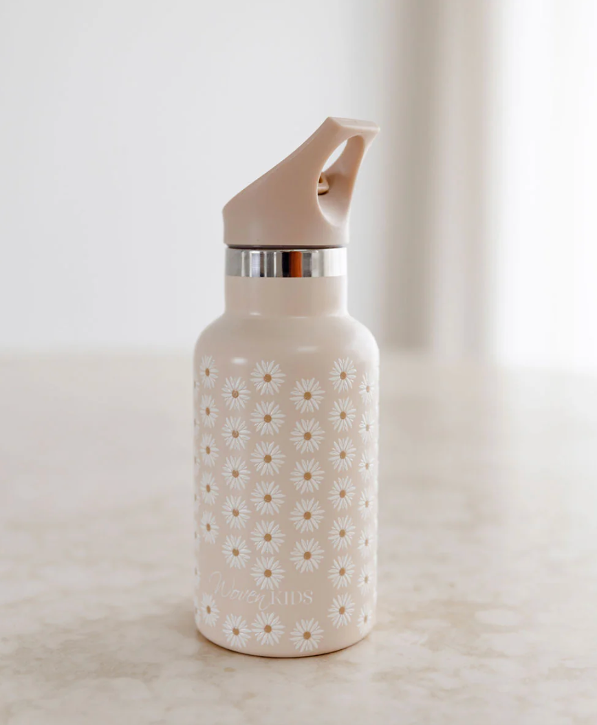 Woven Kids Drink Bottle - Daisy