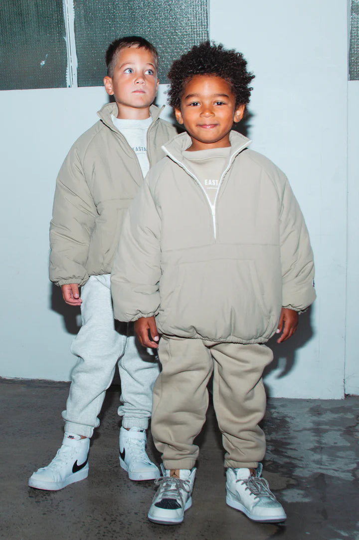 Eastaxe Puffer Jacket - Light Taupe