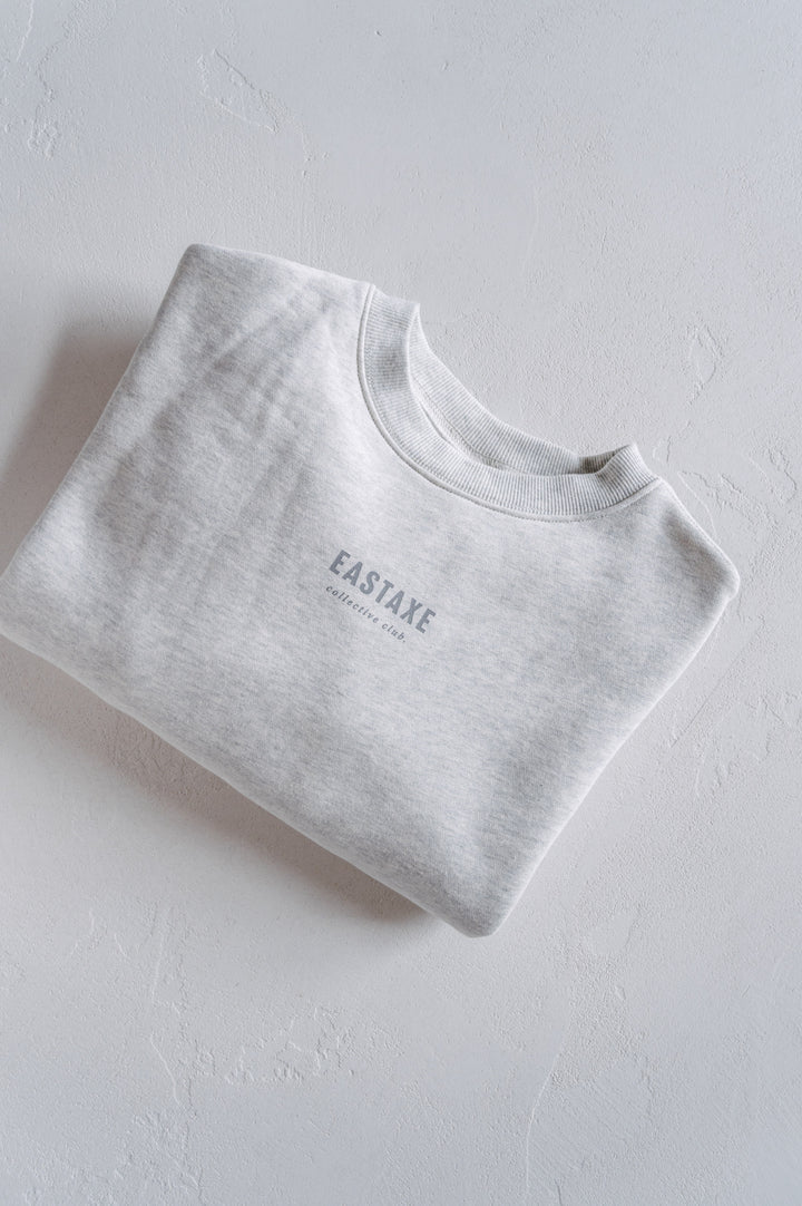 Eastaxe Crew Neck Jumper- Grey Marle