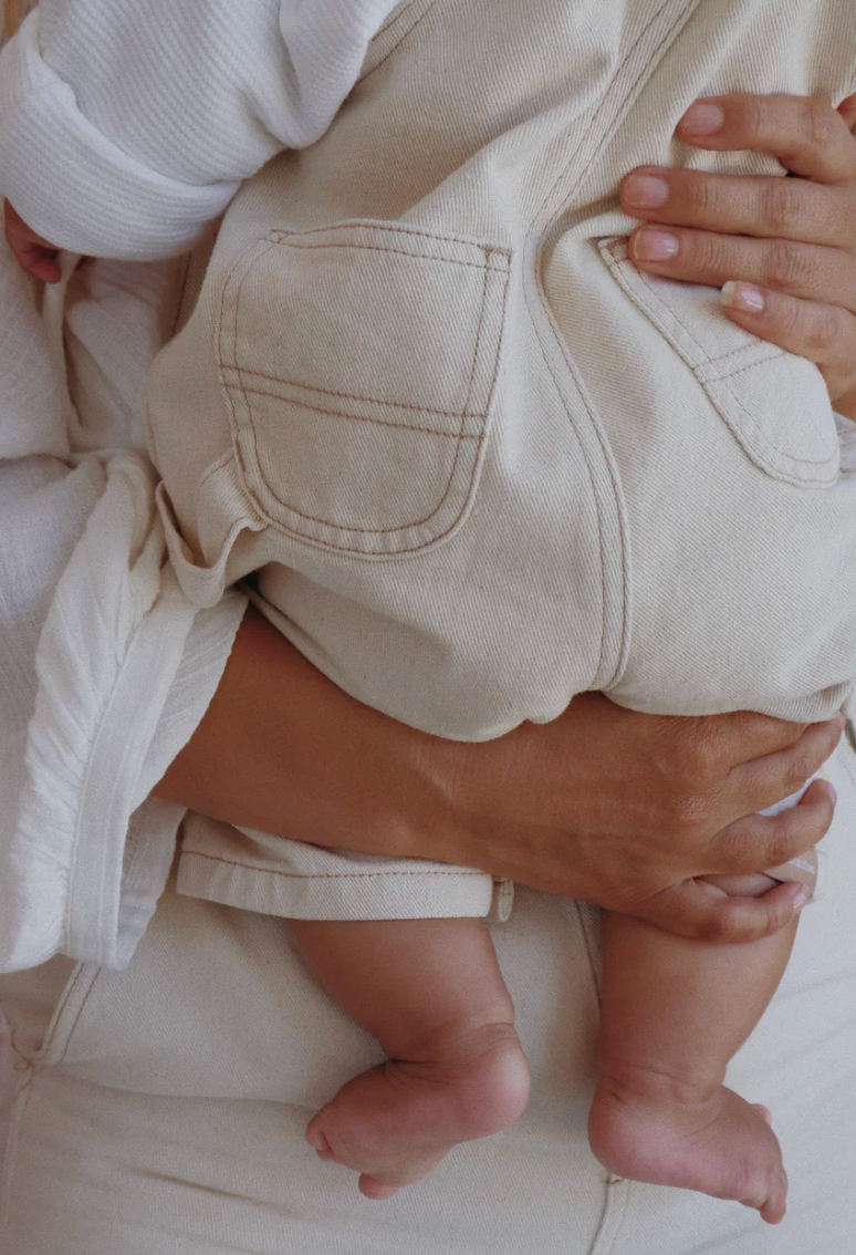 Twin Collective Carpenter Overall - Ecru Organic