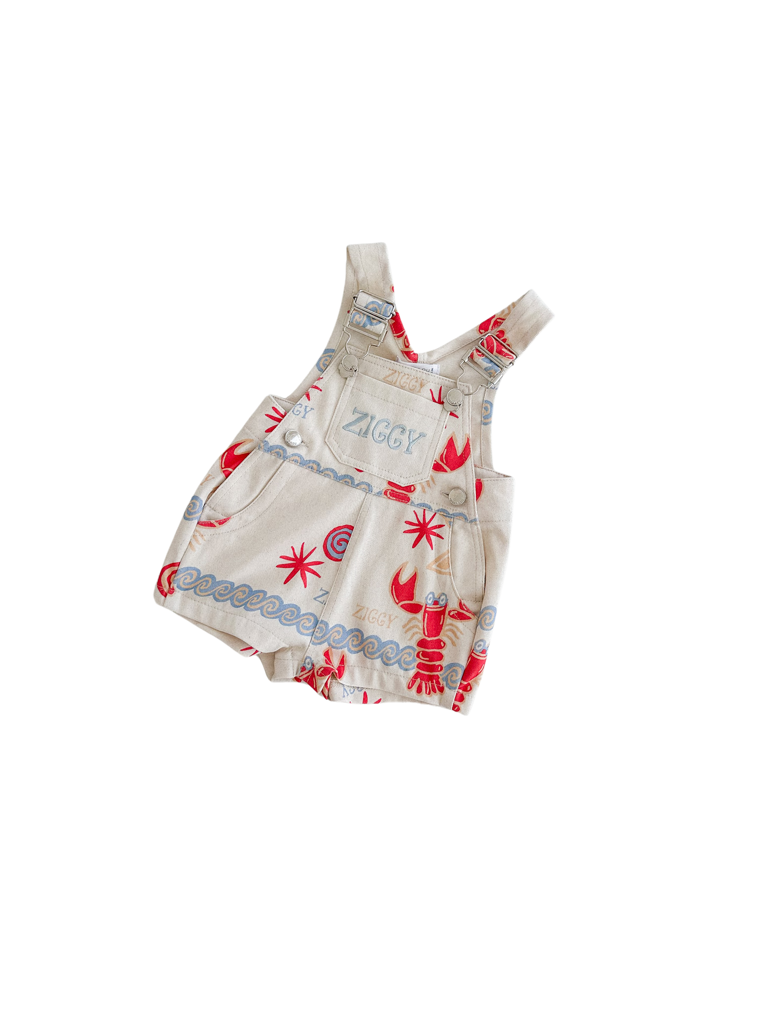 Ziggy Lou Short Overalls - Costa