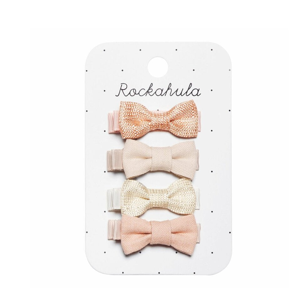 Rockahula Kids Linen Bow Clips