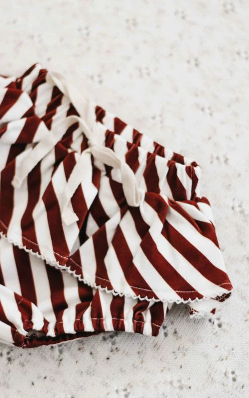 Bencer & Hazelnut Candy Cane Frill Bloomers