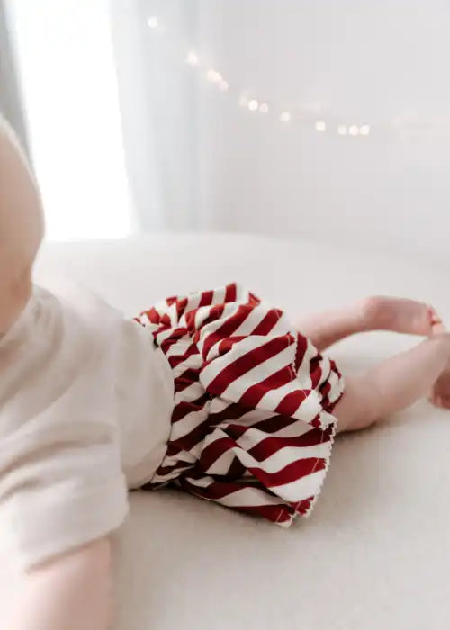 Bencer & Hazelnut Candy Cane Frill Bloomers