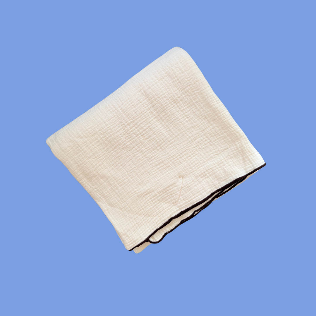 Golden Child Organic Cotton Gauze Blanket - Milk
