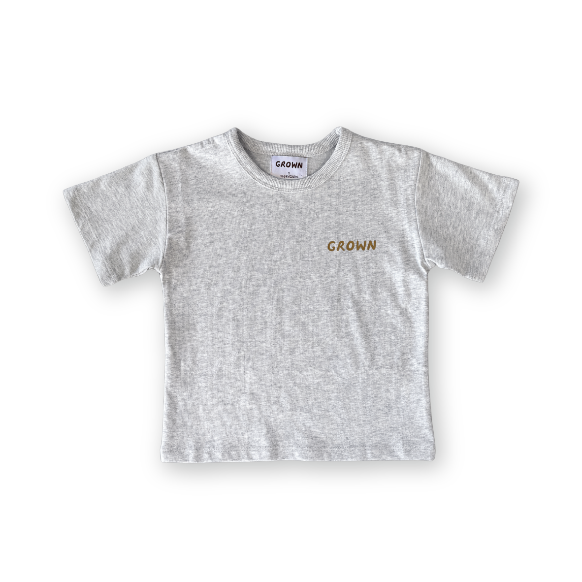 Grown Organic Sunshine Tee - Grey Marle