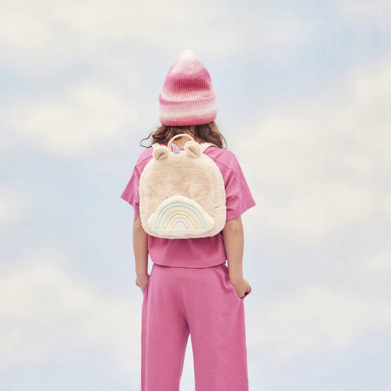 Olliella Hopalong Unicorn Backpack - Pink