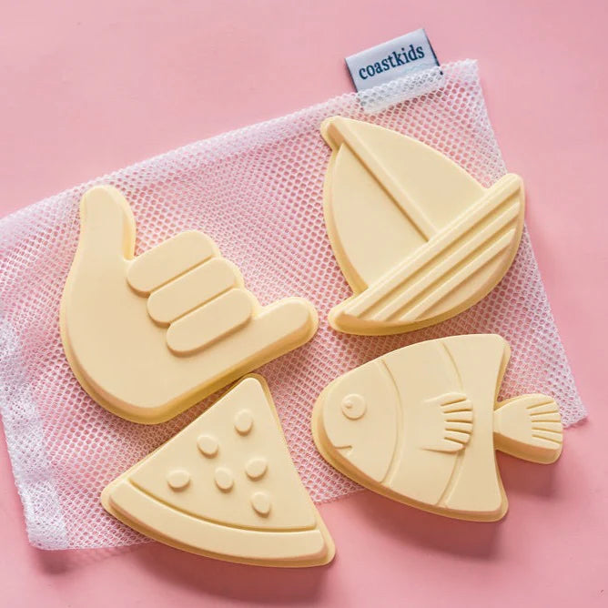 Coast Kids Shelly Beach Moulds - Yellow