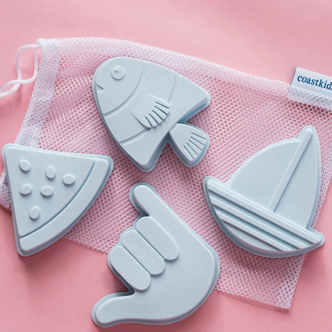 Coast Kids Shelly Beach Moulds - Bright Blue
