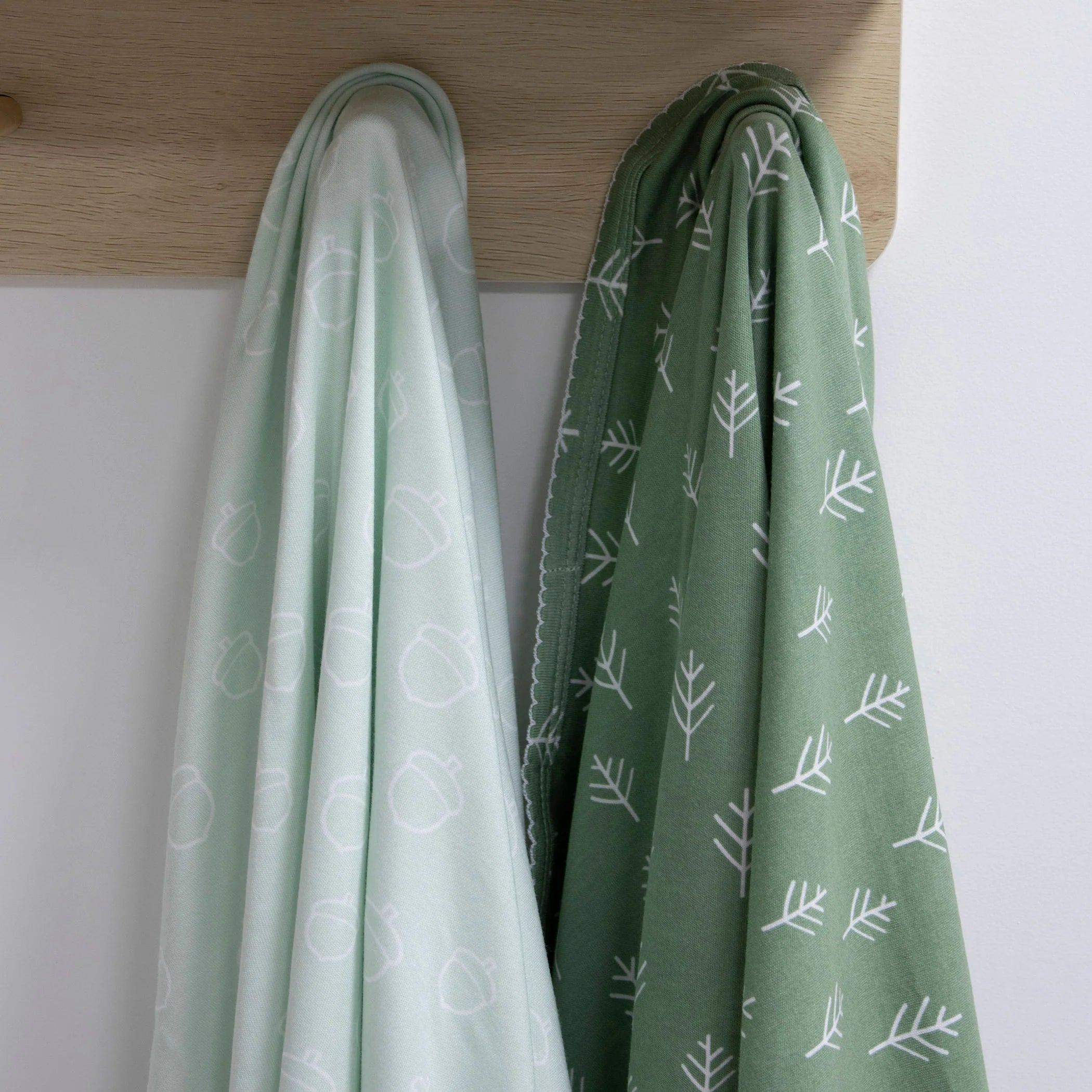 Bubba Blue Nordic 2pk Jersey Wrap Avocado/Forest