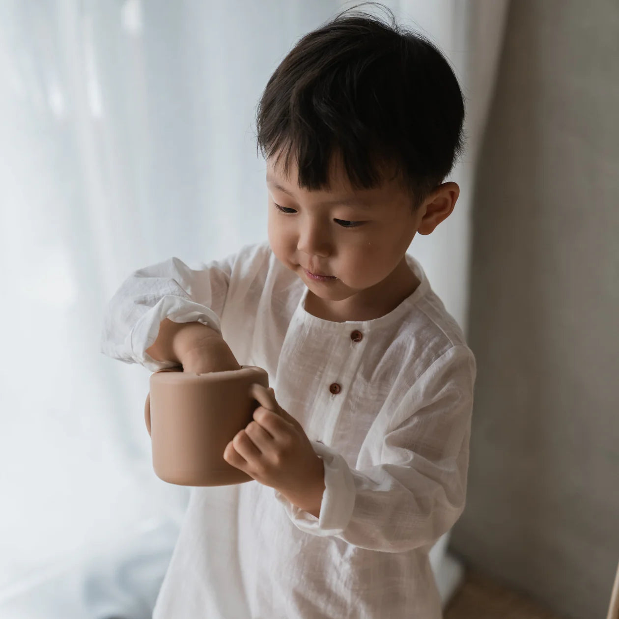 Mushie Snack Cup - Natural