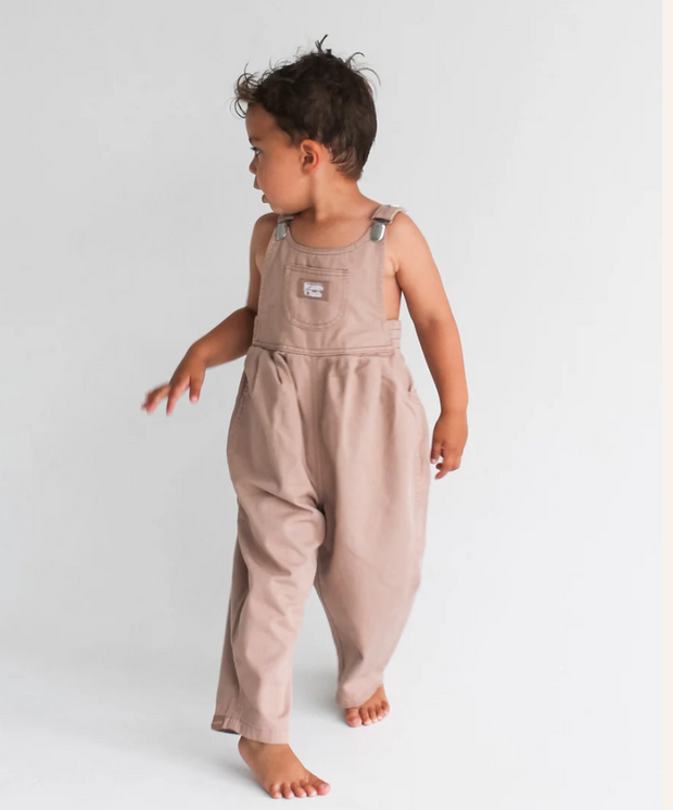 Twin Collective Bowie Bubble Overalls - Latte