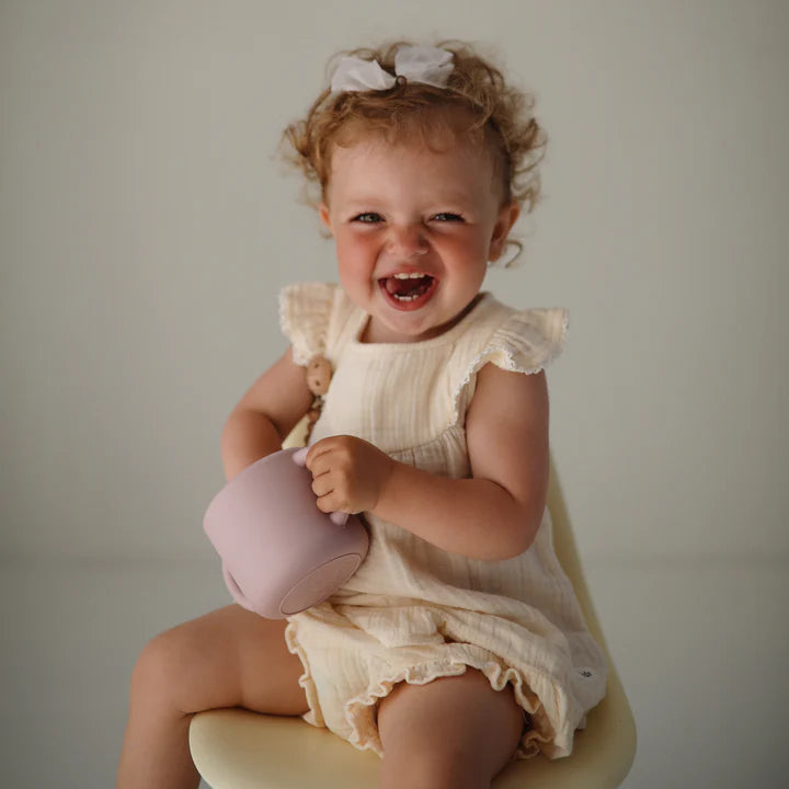 Mushie Snack Cup -Soft Lilac