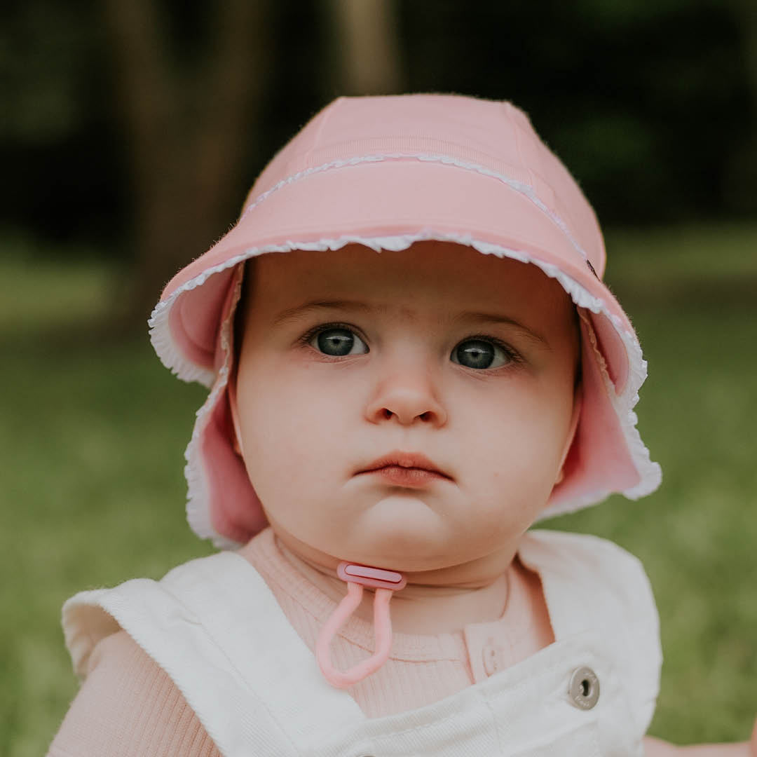 Bedhead Legionnaire Hat Ruffle Trim - Blush