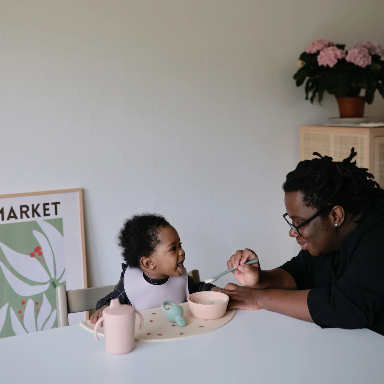 Mushie Silicone Bowl - Blush