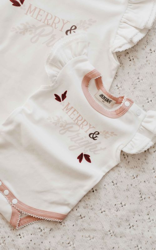 Bencer & Hazelnut Merry & Bright Bodysuit