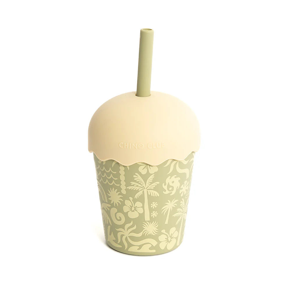 Chino Club Moana Mini Smoothie Cup & Straw 200ml