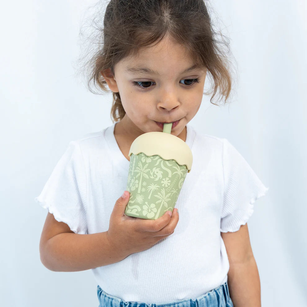 Chino Club Moana Mini Smoothie Cup & Straw 200ml